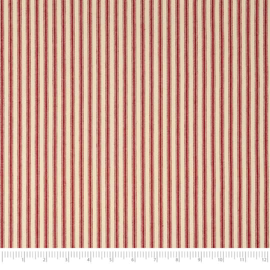 Roc-Lon Woven Ticking Stripe Cotton Fabric